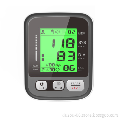 Home digital portable medical automatic cheap wrist blood pressure monitor